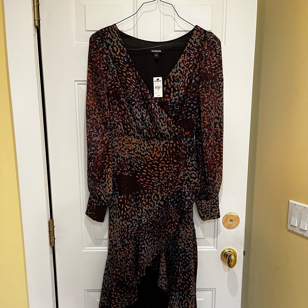 Express Maci Dress! High/low, brand new with Tags!